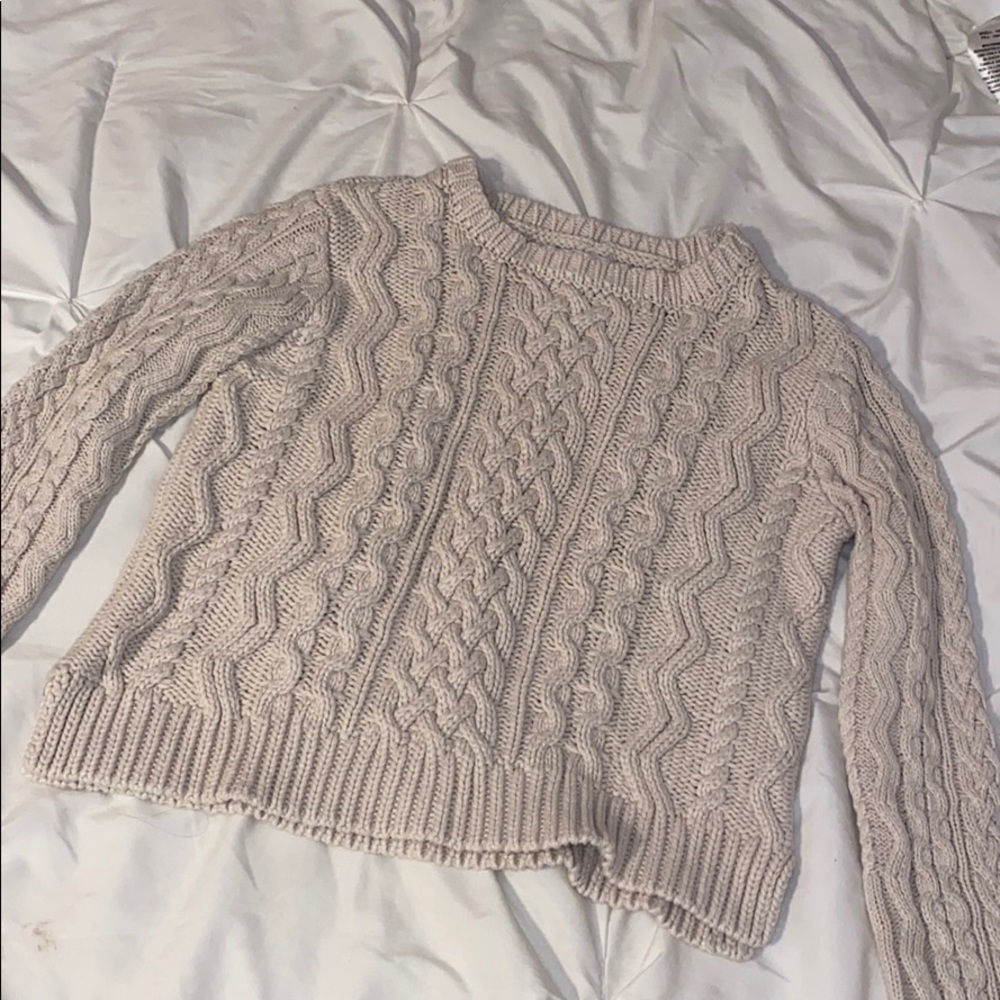 Cropped sweater